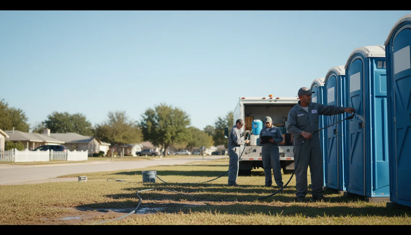 Long-Term Portable Toilet Rental in Jasper, TX near me